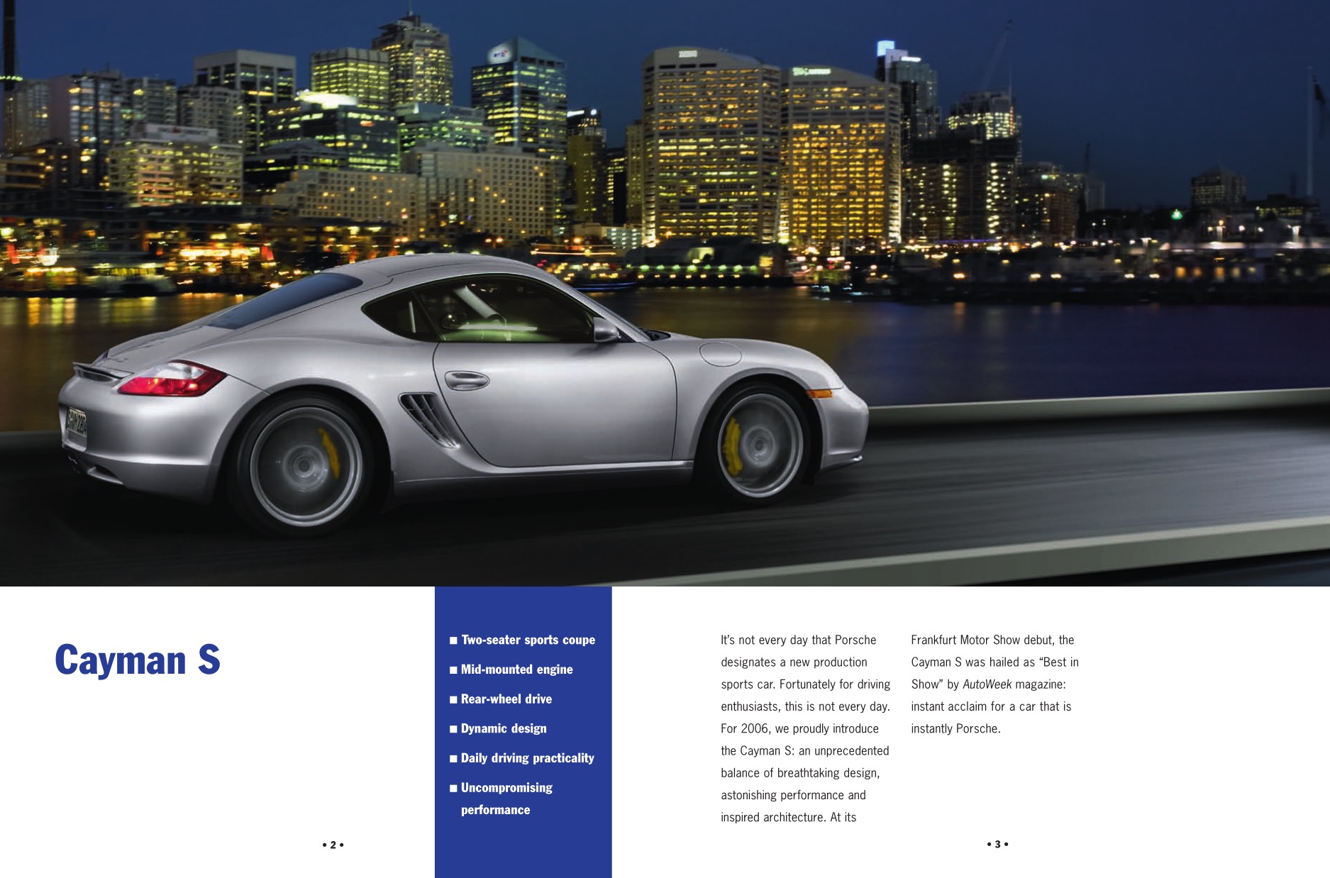 2006 Porsche Cayman S Brochure Page 43